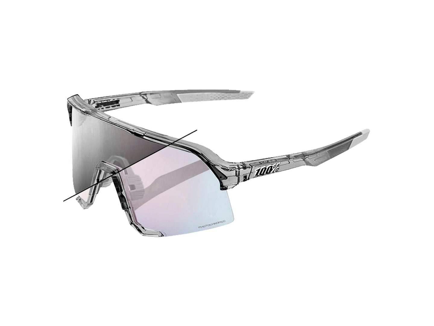 100% S3 Photochromic Lens Grey/Gold Eyewear