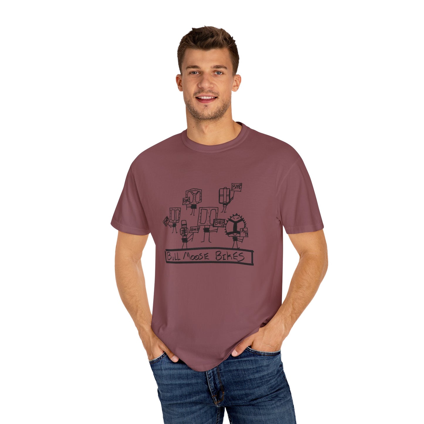 Unisex T-Shirt | Pedal Strike | Bull Moose Bicycles