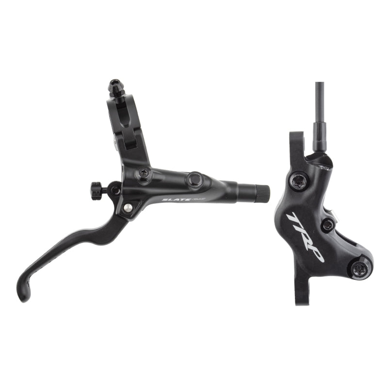 TRP Slate EVO Disc Brake and Lever - Front Hydraulic Post Mount Black