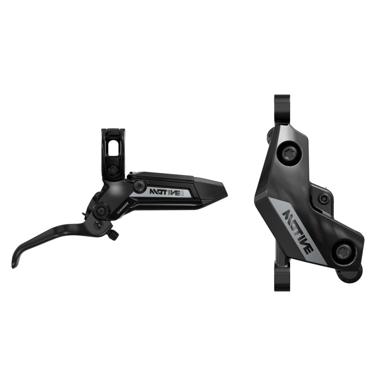 SRAM Motive Silver Disc Brake Lever - Front 950mm Hose Post Mount 4-Piston Aluminum Lever BLK A1