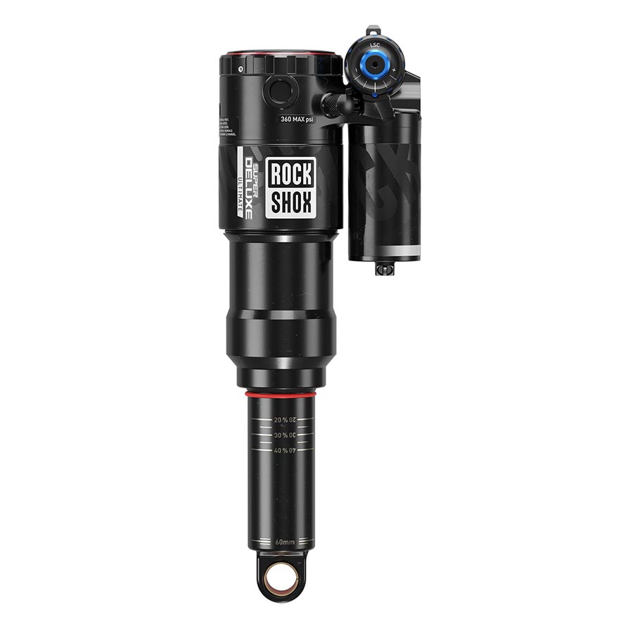 RockShox Super Deluxe Ultimate RC2T Rear Shock - 185 x 55 mm Linear Air 0 Neg/2 Pos Token Reb 55 / Comp 30 L/O4 Standard Trunnion C2