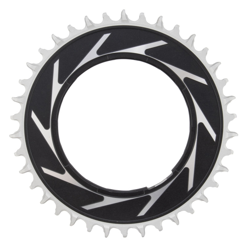 SRAM XX SL Eagle T-Type Thread Mount Chainring - 38t 12-Speed Thread Mount For XX SL PM Spider 0mm Offset Aluminum BLK/Silver