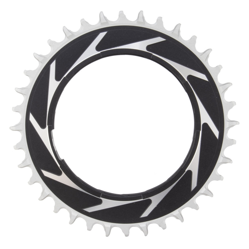 SRAM XX SL Eagle T-Type Thread Mount Chainring - 36t 12-Speed Thread Mount For XX SL PM Spider 3mm Offset Aluminum BLK/Silver