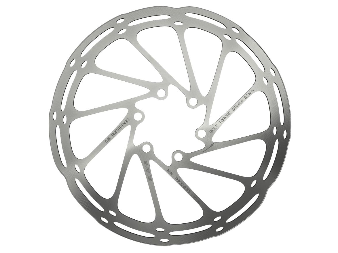 SRAM CenterLine Disc Brake Rotor - 200mm 6-Bolt 1.85mm