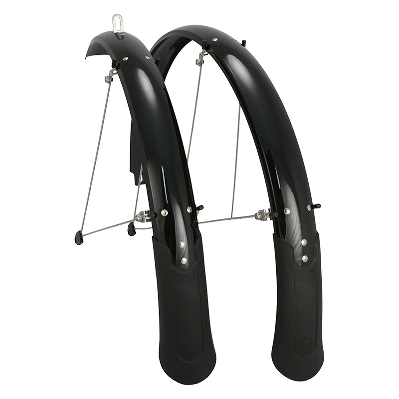 Planet Bike Cascadia 26" x 60 Fender Set: Black (26 x 1.4-1.9)