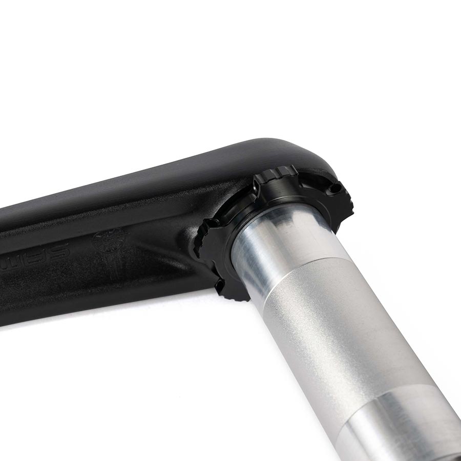Seido Lyer Crankset Spindle: 30mm 30mm 175mm Black Road Disc Set