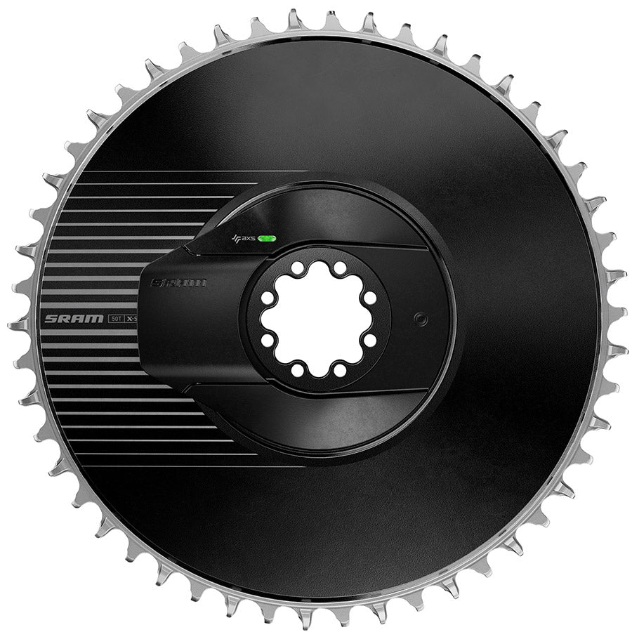 SRAM RED AXS Aero Power Meter Chainring Kit - 44t 12/13-Speed 8-Bolt Direct-Mount 6.5mm Offset BLK E1