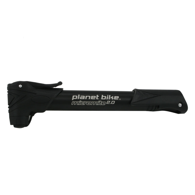 Planet Bike Micro Mite II Dual Stage Mini Frame Pump: Presta/Schrader Black