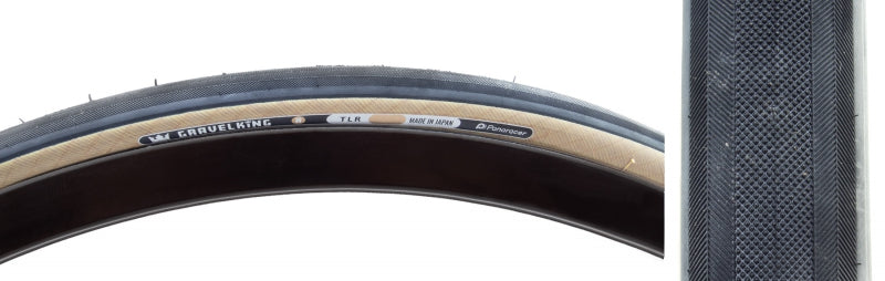 Panaracer GravelKing R Tire - 700 x 35 Tubeless Folding Black/Amber