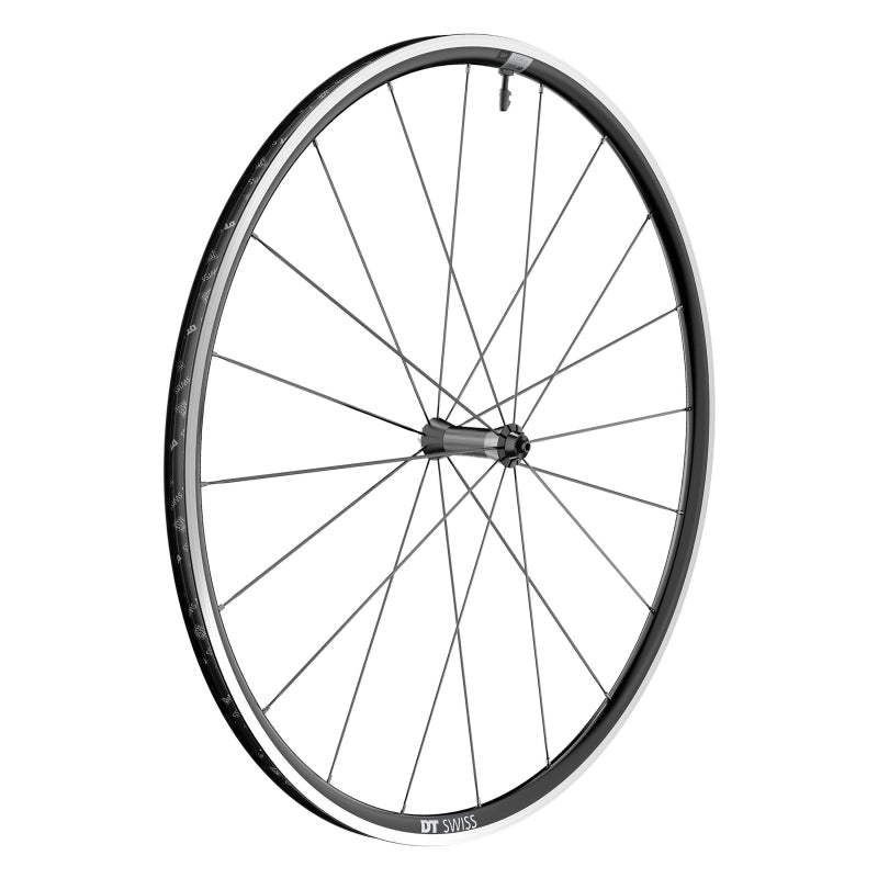 DT Swiss P 1800 Spline 23 Front Wheel - 700 QR x 100mm Rim Brake Black