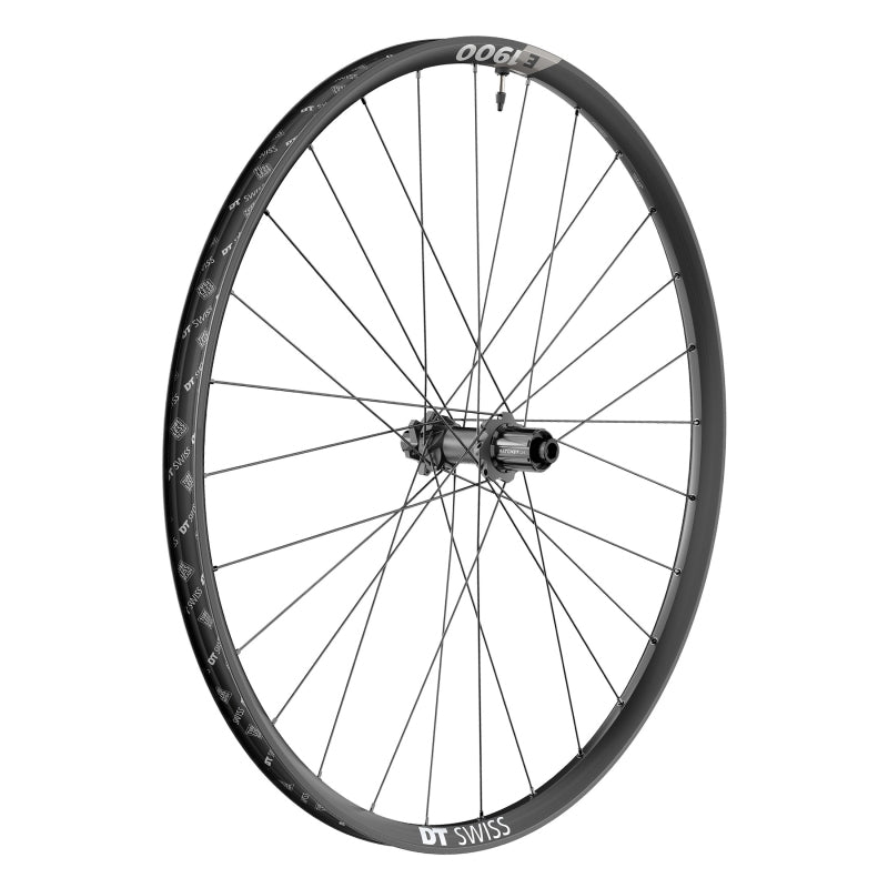 DT Swiss E 1900 Spline 30 Rear Wheel - 27.5" 12 x 148mm 6-Bolt HG 11 MTN BLK