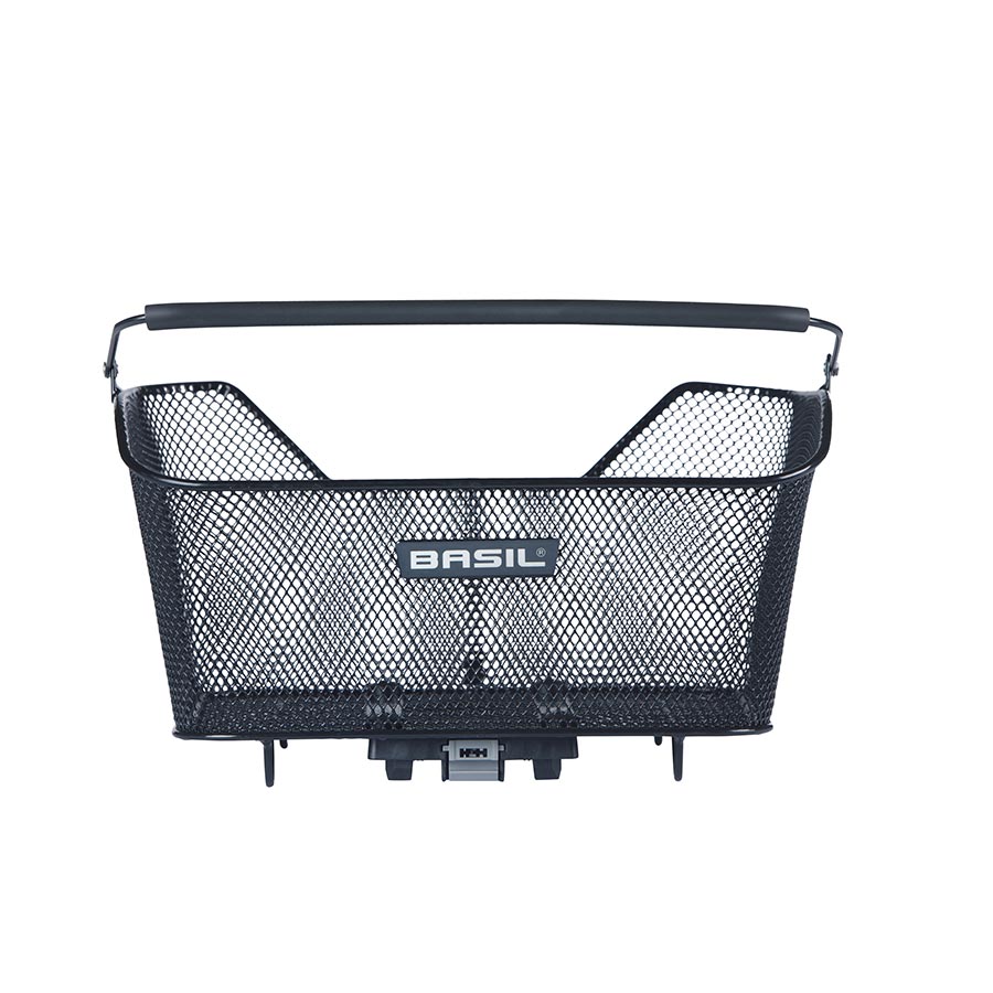 Basil Base M MIK Rear Basket - Black