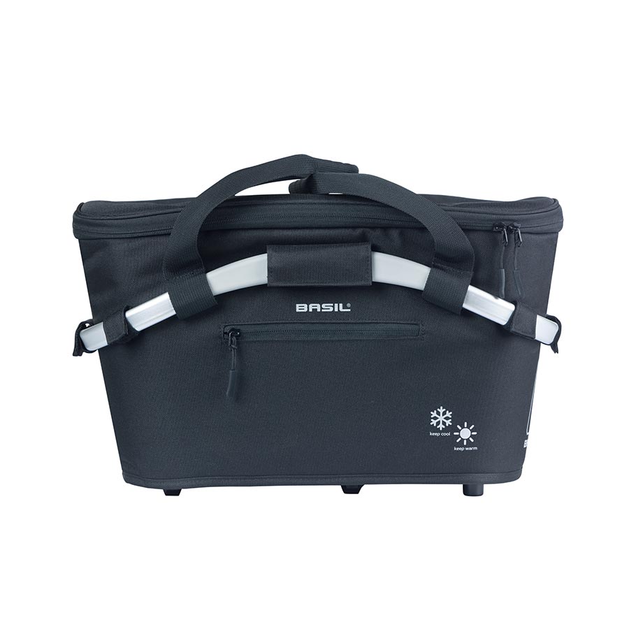 Basil Classic Carry All Basket Insulated Rear Black