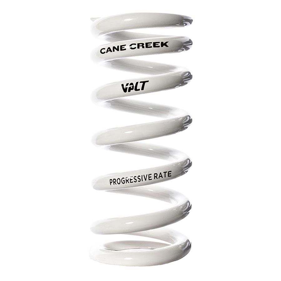 Cane Creek Progressive Rate VALT Lightweight Rear Shock Spring - 45mm x 500-610lbs White