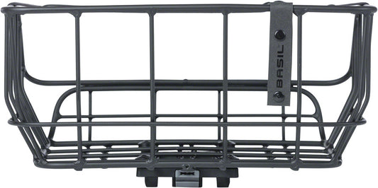 Basil Portland MIK Rear Basket - 25L Matte Black