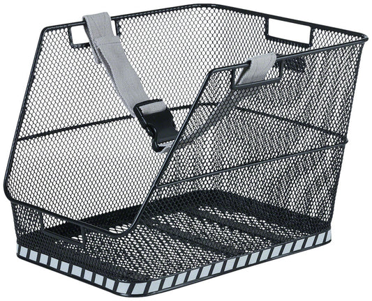 Basil Class Rear Basket - Black
