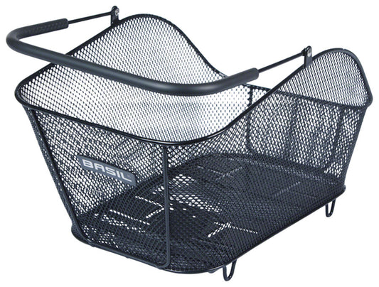 Basil Icon M NX System Rear Basket - Black