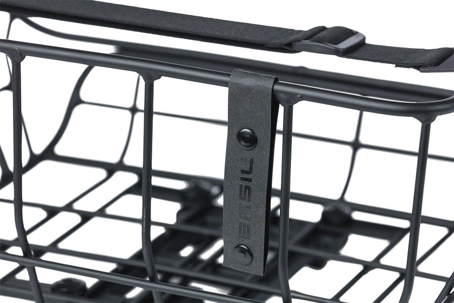 Basil Portland MIK Rear Basket - 25L Matte Black