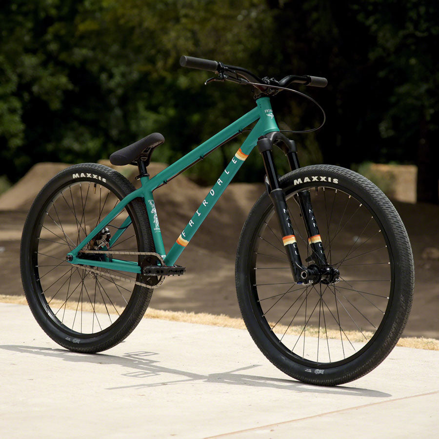 Fairdale Hareraiser 26 " Dirt Jump Bike - Matte Billiard Green Medium/Large