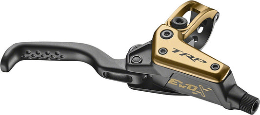 TRP EVO X HD-M9020 Disc Brake Lever - Right/Front Rear 1900mm Hose Post Mount 2-Piston Gold