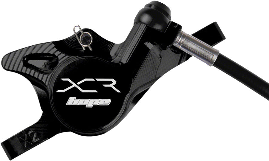 Hope XCR Pro X2 Disc Brake and Lever Set - Rear Hydraulic Post Mount Black