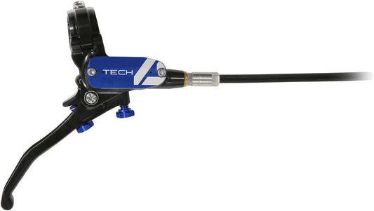 Hope Tech 4 E4 Disc Brake and Lever Set - Rear Hydraulic Post Mount Blue