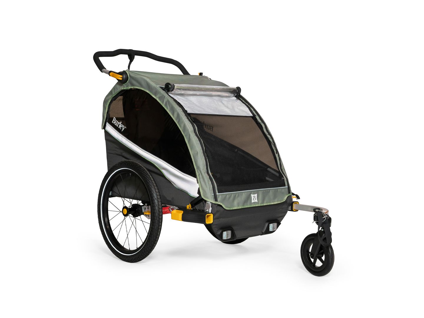 Burley D'Lite X Child Trailer - Double Sage Green