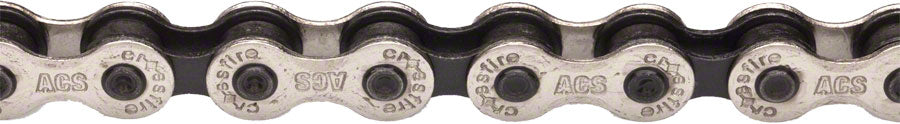 ACS Crossfire Chain - Single Speed 1/2" x 1/8" 106 Links Silver