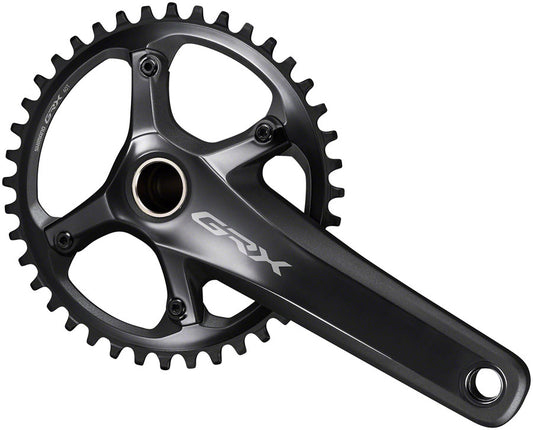 Shimano GRX FC-RX810-1 Crankset - 175mm 11-Speed 42t 110 BCD Hollowtech II Spindle Interface BLK