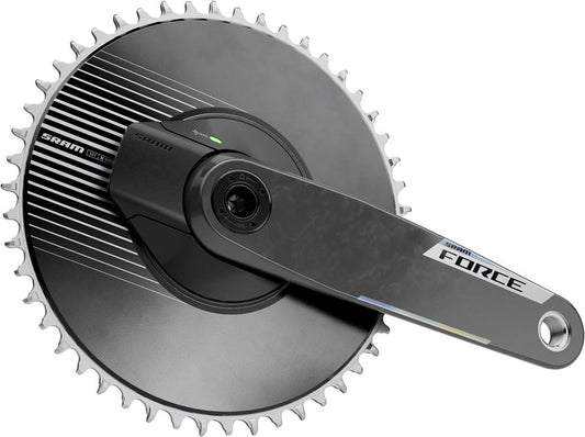 SRAM Force 1 AXS Power Meter Crankset - 172.5mm 12-Speed 50t Aero PM Chainring 8-Bolt Direct Mount DUB Spindle Carbon E1