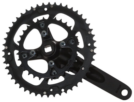 Samox G3s Crankset - 175mm 9-10 Speed 48/32t 104/64bcd JIS Square Taper BLK