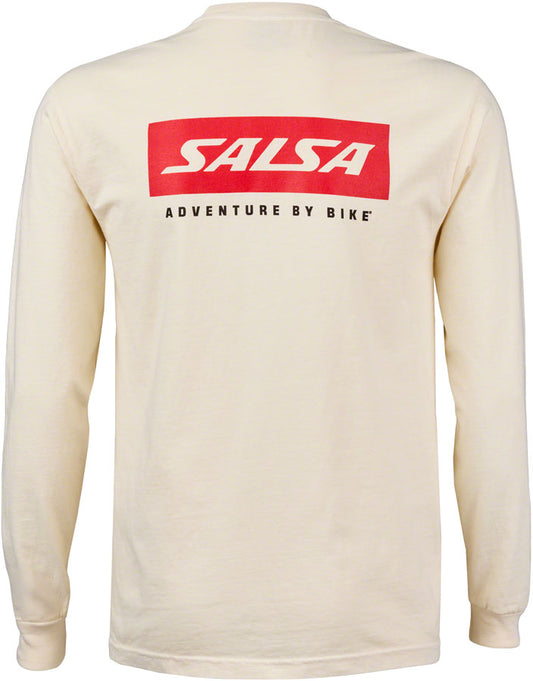 Salsa Logo Long Sleeve T-Shirt - Unisex Ivory 3X-Large