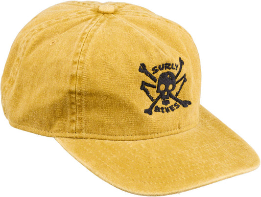 Surly Skullet Strap Back Hat - Mustard One Size