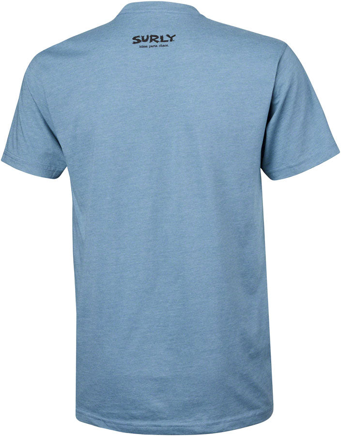 Surly Skullet Short Sleeve T-Shirt - Unisex Slate Blue 2X-Large
