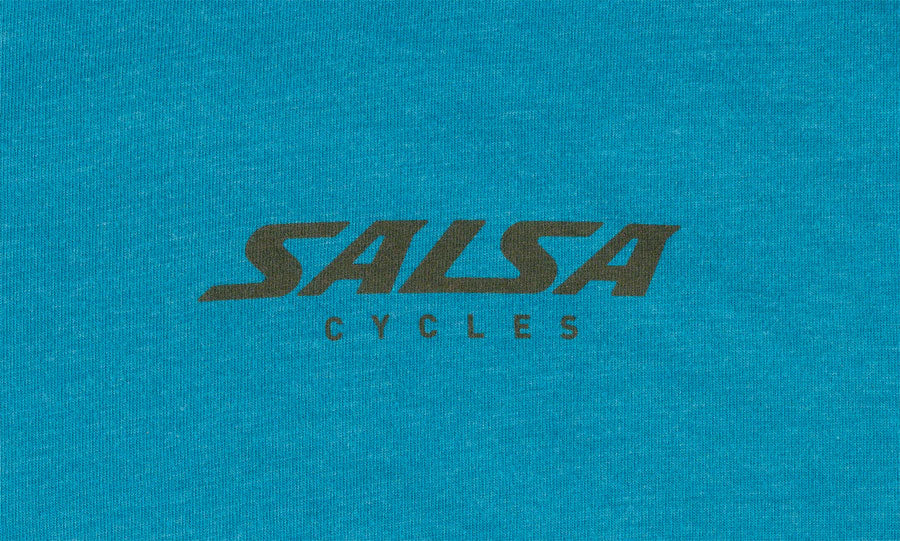 Salsa Lone Pine Men's T-Shirt - Teal Small