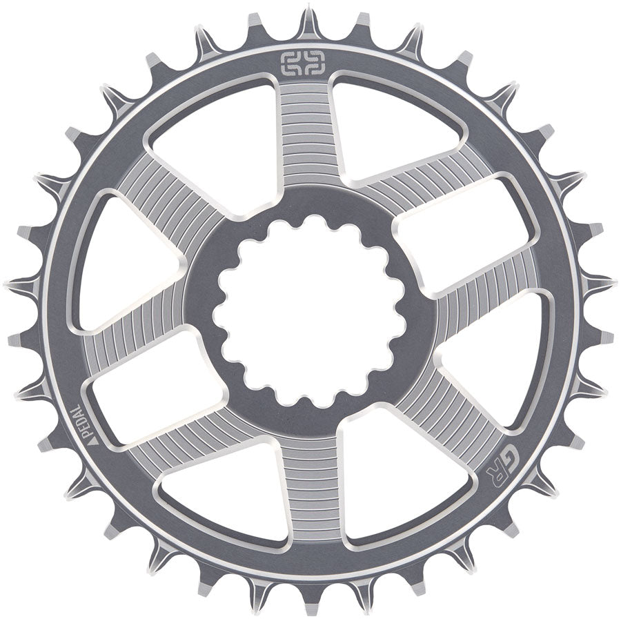 e*thirteen Helix Race GR Direct Mount Chainring - 36t For use Helix Race GR Crank BLK