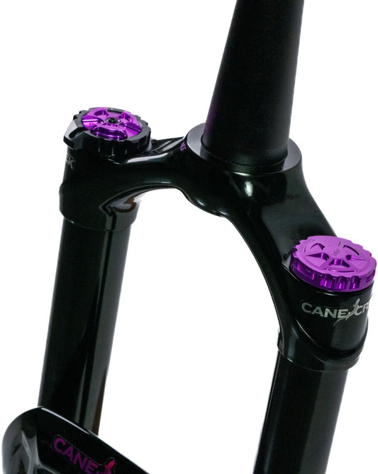 Cane Creek Helm MKII Air 29 Suspension Fork - 29" 160 mm 15 x 110 mm 44 mm Offset Gloss BLK/Purple