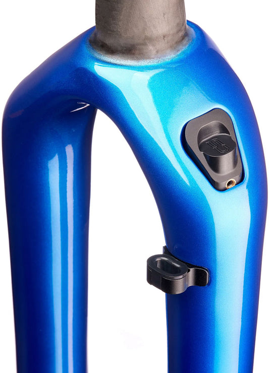 Cane Creek Invert CS 30th Anniversary Gravel Suspension Fork - 700c 40 mm 12 x 100 mm 45 mm Offset Climb Switch Blue