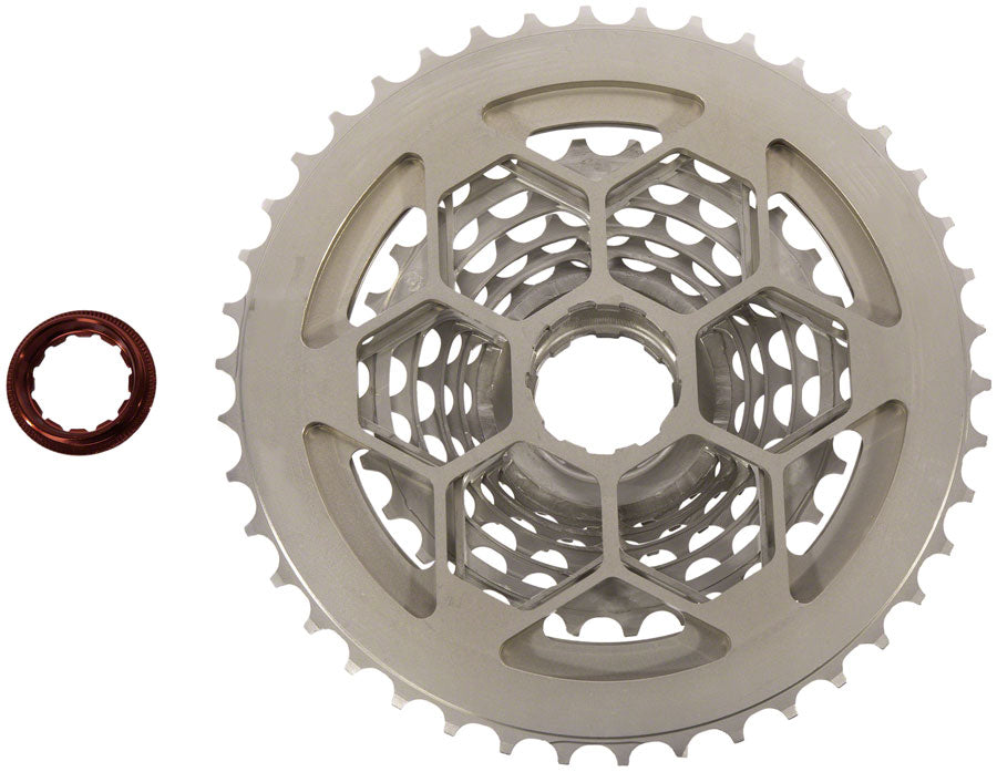 Prestacycle UniBlock PRO Gravel Cassette - 11-Speed For HG 11 Freehub 11-40 Silver