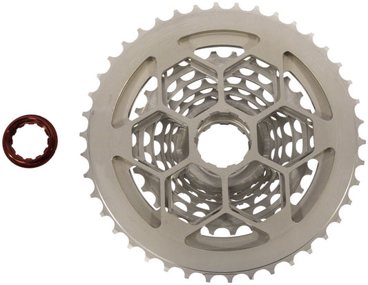 Prestacycle UniBlock PRO Gravel Cassette - 11-Speed For HG 11 Freehub 11-42 Silver