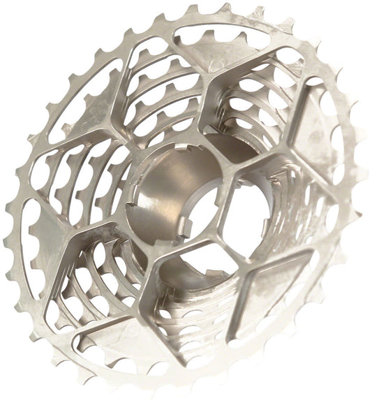 Prestacycle UniBlock PRO Cassette - 12-Speed For Campagnolo 9-12 Speed Freehub 11-32t Silver