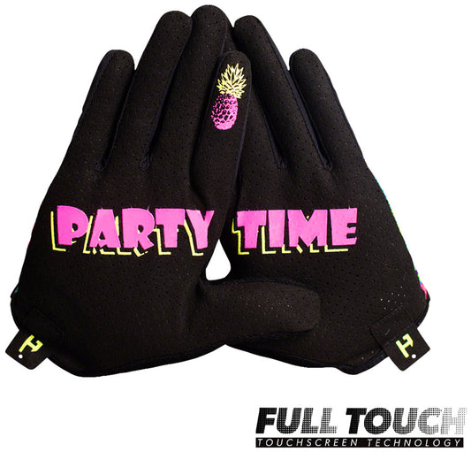 Handup Vented Gloves - Pineapples Carribbean Full Finger Small