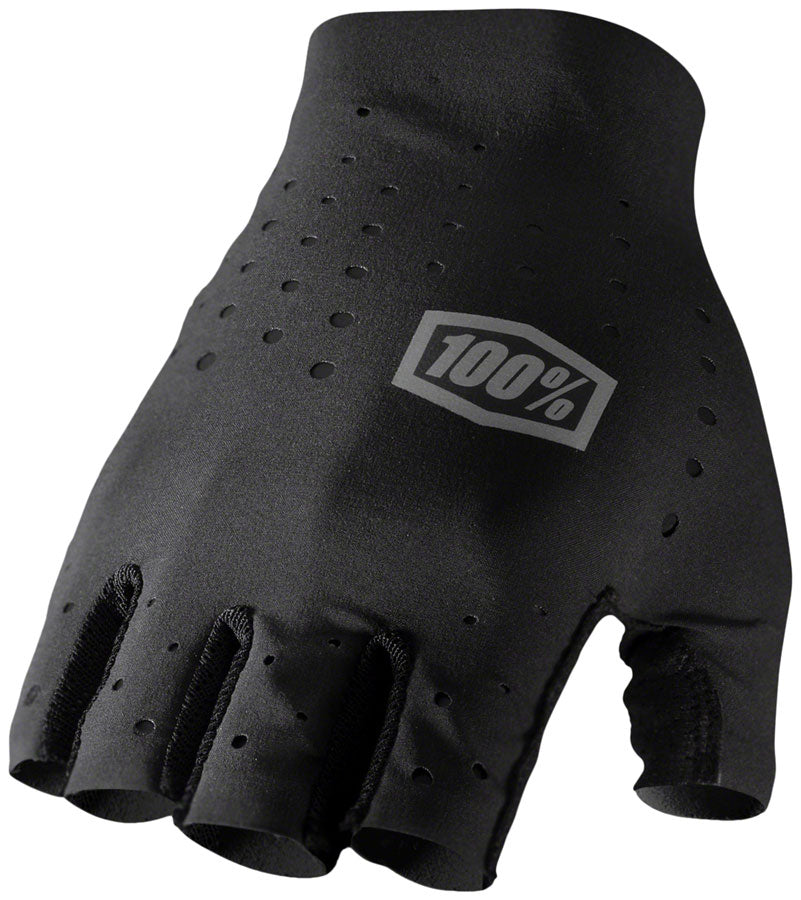 100% Sling Gloves - Black Full Finger Women's Medium