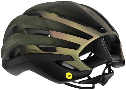 MET Trenta MIPS Helmet - Olive Iridescent Matte Medium