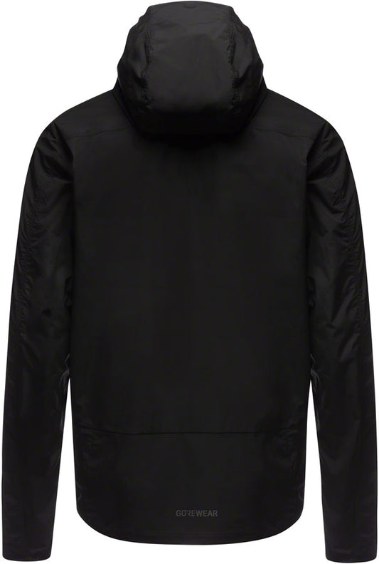 Gorewear Fernflow Hooded Windbreaker - Black Men's Small