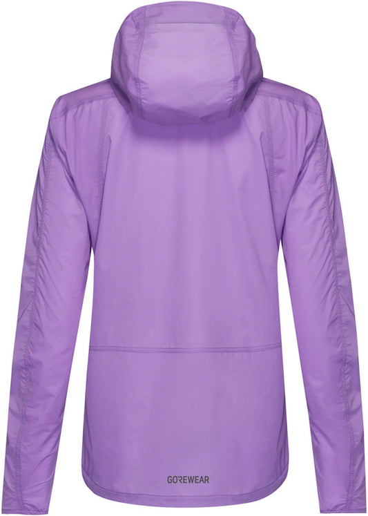 Gorewear Fernflow Hooded Windbreaker - Purple Women's X-Small