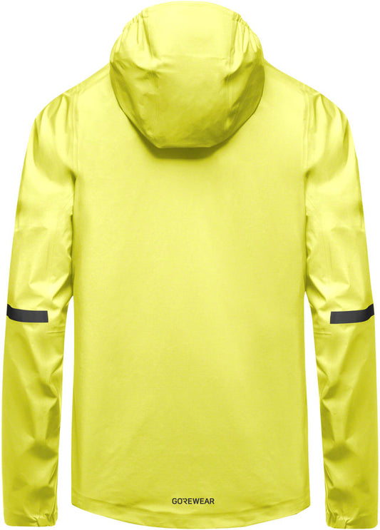 Gorewear Lupra Gore-Tex 2.0 Hooded Jacket - Black/Neon Yellow Men's Small