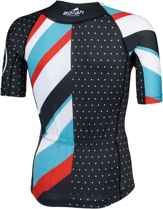 Teravail Waypoint Men's Jersey - Black White Blue Red Large