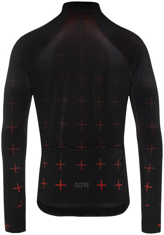 Gorewear C5 Thermo Jersey - Black/Fireball Men's Small