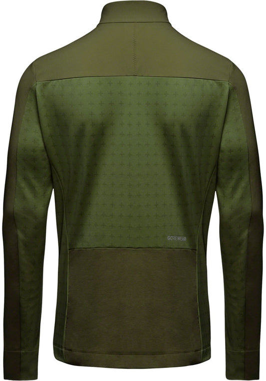 Gorewear Trail KPR Hybrid 1/2-Zip Jersey - Utility Green Men's Large
